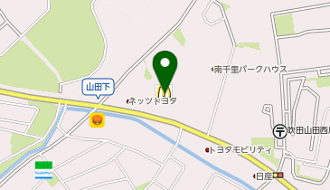 マクドナルド いのこ谷店の地図画像