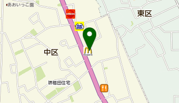 マクドナルド 堺福田店の地図画像