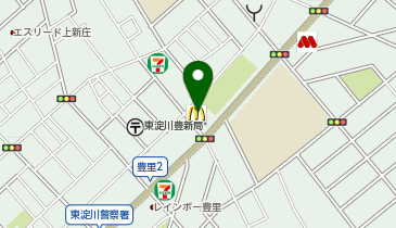 マクドナルド 豊新店の地図画像