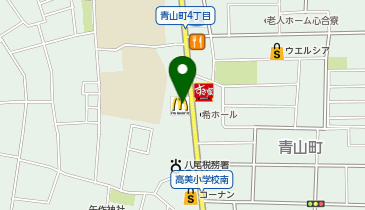 マクドナルド 八尾高美町店の地図画像