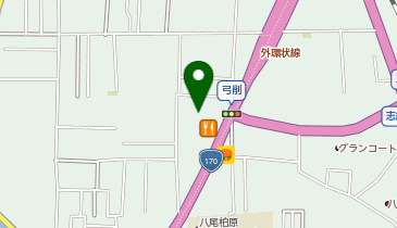 マクドナルド 外環八尾店の地図画像