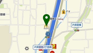 マクドナルド 中環茨木店の地図画像