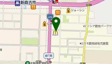 マクドナルド 内環緑店の地図画像