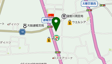 マクドナルド 外環寝屋川店の地図画像