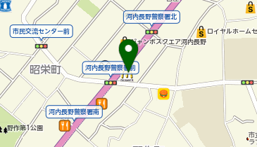 マクドナルド 外環河内長野店の地図画像
