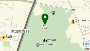 マクドナルド 枚方パーク店の地図画像