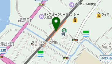 マクドナルド 南海堺駅店の地図画像