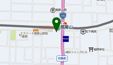 マクドナルド 瓢箪山駅前店の地図画像