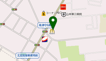 マクドナルド 南津守店の地図画像
