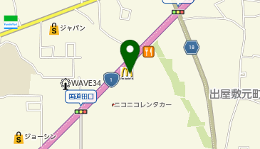 マクドナルド 1号線出屋敷店」(枚方市-マクドナルド-〒573-0003)の地図