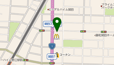 マクドナルド 関目ライフ店の地図画像