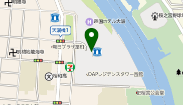 マクドナルド OAPタワー店の地図画像