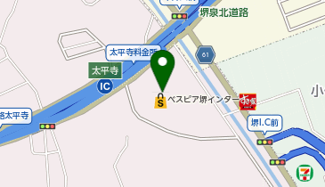 マクドナルド べスピア堺インター店の地図画像