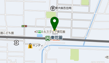 マクドナルド 近鉄東花園駅前店の地図画像