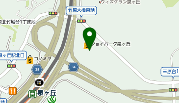 マクドナルド 泉ケ丘ジョイパーク店の地図画像