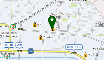 マクドナルド イオン鴻池店の地図画像