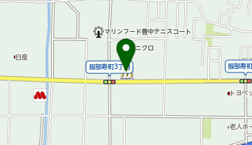 マクドナルド 内環豊中店の地図画像