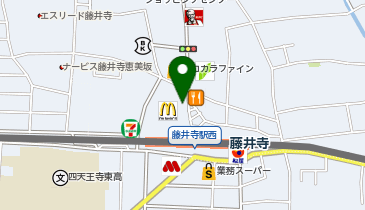 マクドナルド 藤井寺駅前店の地図画像