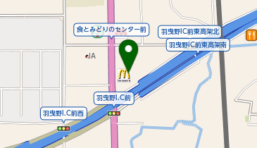 マクドナルド 外環羽曳野店の地図画像