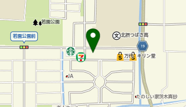 マクドナルド 茨木真砂店の地図画像