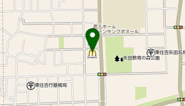 マクドナルド 公園南東筋店の地図画像
