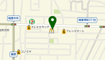 マクドナルド 枚方くずは店の地図画像