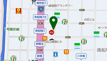 マクドナルド 北心斎橋店の地図画像