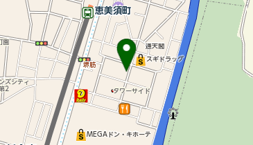 マクドナルド 通天閣前店の地図画像