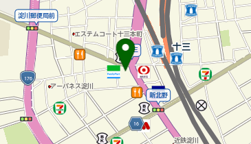 マクドナルド 十三西口店の地図画像