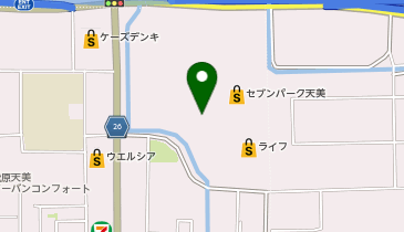 マクドナルド セブンパーク天美店の地図画像