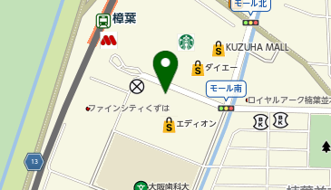 マクドナルド くずはモール店の地図画像