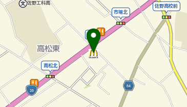 マクドナルド 26号泉佐野店の地図画像