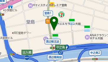 マクドナルド 梅田堂島店の地図画像