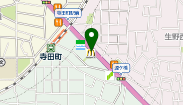 マクドナルド 寺田町店の地図画像