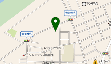 マクドナルド 大阪大淀店の地図画像