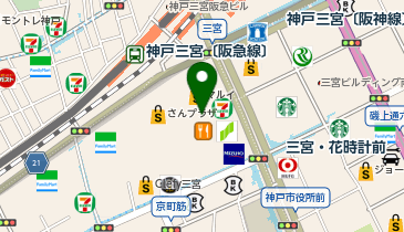 マクドナルド 三宮センター街店の地図画像
