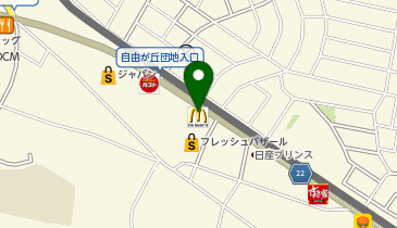マクドナルド 三木店の地図画像