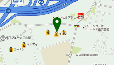 マクドナルド イオンジェームス山店の地図画像
