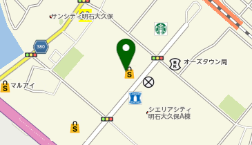 マクドナルド イオン明石2番街店の地図画像