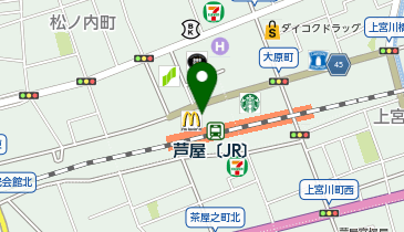 マクドナルド JR芦屋店の地図画像