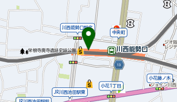 マクドナルド 阪急川西能勢口駅店の地図画像