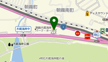 マクドナルド 大蔵海岸店の地図画像