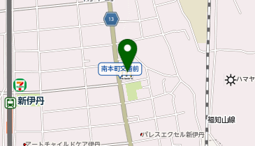 マクドナルド 伊丹南本町店の地図画像