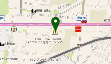 マクドナルド 2号線尼崎店の地図画像
