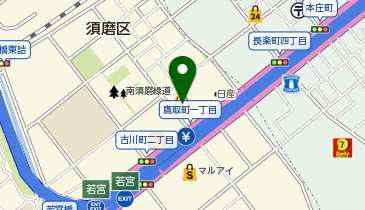 マクドナルド 2号線須磨店の地図画像