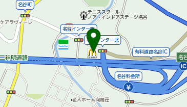 マクドナルド 名谷インター店の地図画像