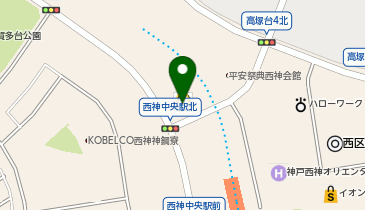 マクドナルド 西神中央店の地図画像
