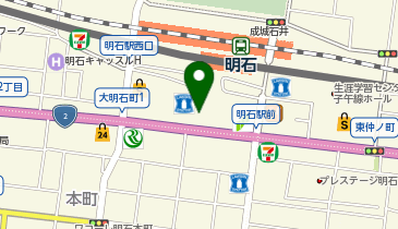 マクドナルド 明石店の地図画像