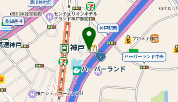 マクドナルド デュオこうべ店の地図画像