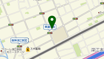 マクドナルド 神戸深江店の地図画像